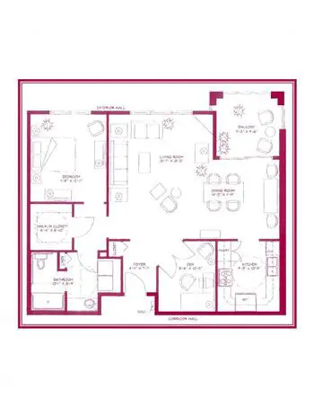 Floorplan of Homewood at Plum Creek, Assisted Living, Nursing Home, Independent Living, CCRC, Hanover, PA 15