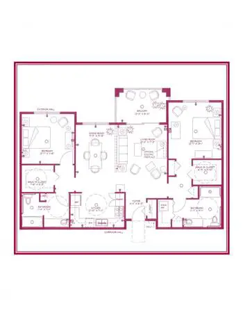 Floorplan of Homewood at Plum Creek, Assisted Living, Nursing Home, Independent Living, CCRC, Hanover, PA 19