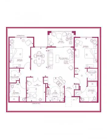 Floorplan of Homewood at Plum Creek, Assisted Living, Nursing Home, Independent Living, CCRC, Hanover, PA 11