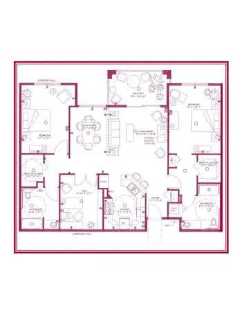 Floorplan of Homewood at Plum Creek, Assisted Living, Nursing Home, Independent Living, CCRC, Hanover, PA 12