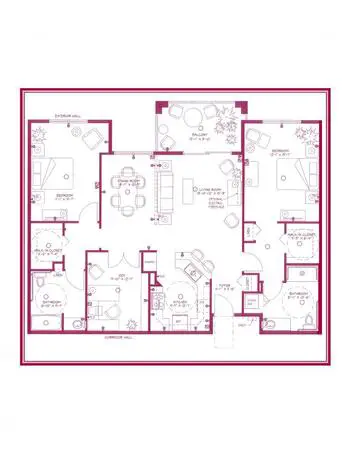 Floorplan of Homewood at Plum Creek, Assisted Living, Nursing Home, Independent Living, CCRC, Hanover, PA 13