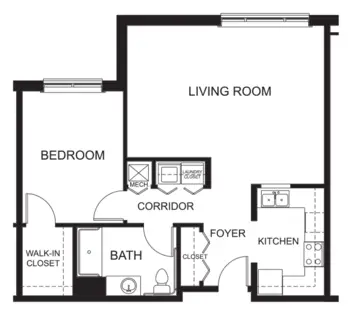 Floorplan of Homewood at Martinsburg, Assisted Living, Nursing Home, Independent Living, CCRC, Martinsburg, PA 10