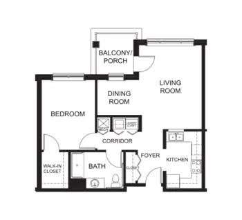 Floorplan of Homewood at Martinsburg, Assisted Living, Nursing Home, Independent Living, CCRC, Martinsburg, PA 11