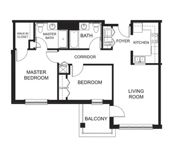 Floorplan of Homewood at Martinsburg, Assisted Living, Nursing Home, Independent Living, CCRC, Martinsburg, PA 12