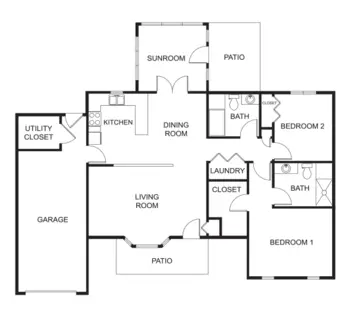 Floorplan of Homewood at Martinsburg, Assisted Living, Nursing Home, Independent Living, CCRC, Martinsburg, PA 15