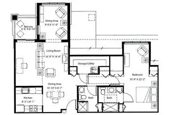 Floorplan of Homewood at Frederick, Assisted Living, Nursing Home, Independent Living, CCRC, Frederick, MD 11