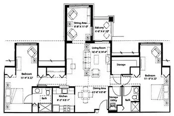 Floorplan of Homewood at Frederick, Assisted Living, Nursing Home, Independent Living, CCRC, Frederick, MD 13