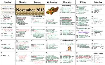 Activity Calendar of Brazos Towers at Bayou Manor, Assisted Living, Nursing Home, Independent Living, CCRC, Houston, TX 6