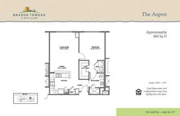 Floorplan of Brazos Towers at Bayou Manor, Assisted Living, Nursing Home, Independent Living, CCRC, Houston, TX 1