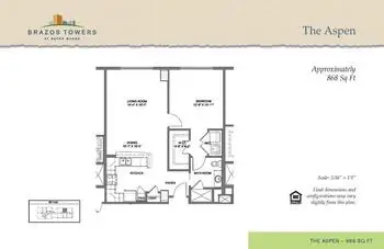 Floorplan of Brazos Towers at Bayou Manor, Assisted Living, Nursing Home, Independent Living, CCRC, Houston, TX 3
