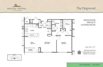Floorplan of Brazos Towers at Bayou Manor, Assisted Living, Nursing Home, Independent Living, CCRC, Houston, TX 8
