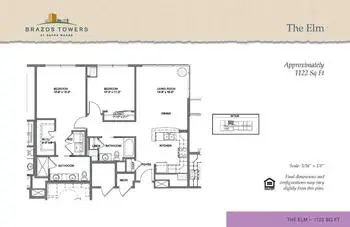 Floorplan of Brazos Towers at Bayou Manor, Assisted Living, Nursing Home, Independent Living, CCRC, Houston, TX 10