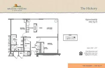 Floorplan of Brazos Towers at Bayou Manor, Assisted Living, Nursing Home, Independent Living, CCRC, Houston, TX 12