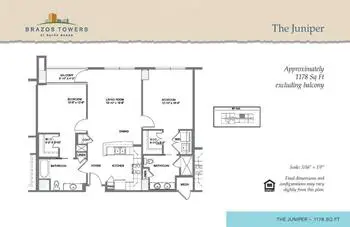 Floorplan of Brazos Towers at Bayou Manor, Assisted Living, Nursing Home, Independent Living, CCRC, Houston, TX 14