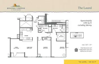 Floorplan of Brazos Towers at Bayou Manor, Assisted Living, Nursing Home, Independent Living, CCRC, Houston, TX 16