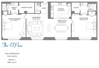 Floorplan of The Hallmark, Assisted Living, Nursing Home, Independent Living, CCRC, Houston, TX 4