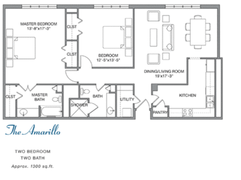 Floorplan of The Hallmark, Assisted Living, Nursing Home, Independent Living, CCRC, Houston, TX 9