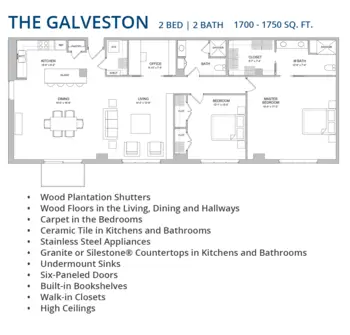 Floorplan of The Hallmark, Assisted Living, Nursing Home, Independent Living, CCRC, Houston, TX 17