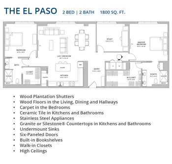 Floorplan of The Hallmark, Assisted Living, Nursing Home, Independent Living, CCRC, Houston, TX 19