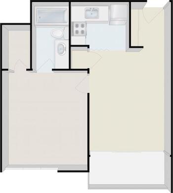 Floorplan of Grand Lake Gardens, Assisted Living, Nursing Home, Independent Living, CCRC, Oakland, CA 2
