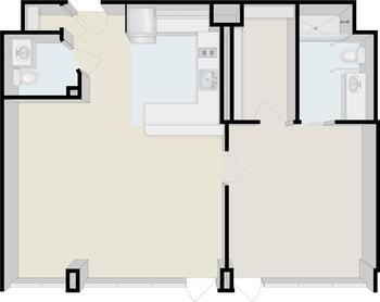 Floorplan of Judson Park, Assisted Living, Nursing Home, Independent Living, CCRC, Des Moines, WA 3