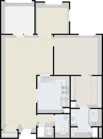 Floorplan of Las Ventanas, Assisted Living, Nursing Home, Independent Living, CCRC, Las Vegas, NV 1