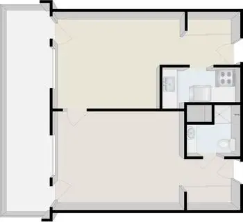 Floorplan of Piedmont Gardens, Assisted Living, Nursing Home, Independent Living, CCRC, Oakland, CA 1
