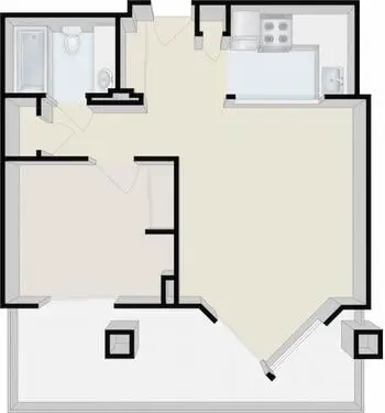 Floorplan of Piedmont Gardens, Assisted Living, Nursing Home, Independent Living, CCRC, Oakland, CA 3