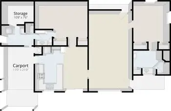 Floorplan of Plymouth Village, Assisted Living, Nursing Home, Independent Living, CCRC, Redlands, CA 3