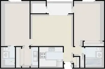 Floorplan of Redwood Terrace, Assisted Living, Nursing Home, Independent Living, CCRC, Escondido, CA 2