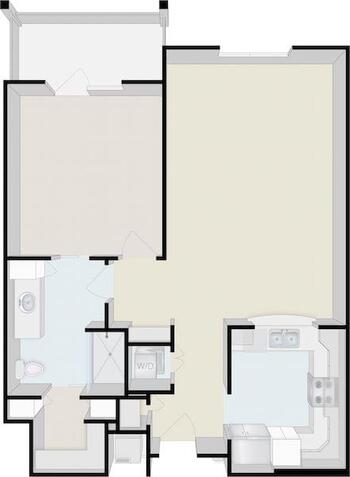 Floorplan of Terraces at Los Altos, Assisted Living, Nursing Home, Independent Living, CCRC, Los Altos, CA 1