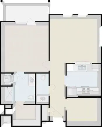 Floorplan of Terraces at Los Altos, Assisted Living, Nursing Home, Independent Living, CCRC, Los Altos, CA 2