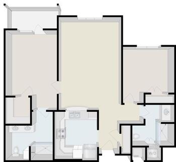 Floorplan of Terraces at Los Altos, Assisted Living, Nursing Home, Independent Living, CCRC, Los Altos, CA 3