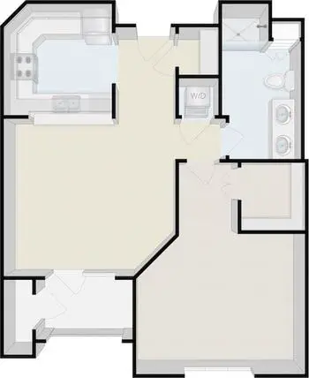 Floorplan of Terraces of Phoenix, Assisted Living, Nursing Home, Independent Living, CCRC, Phoenix, AZ 1
