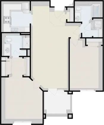 Floorplan of Terraces of Phoenix, Assisted Living, Nursing Home, Independent Living, CCRC, Phoenix, AZ 3
