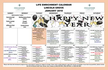 Activity Calendar of Ingleside at King Farm, Assisted Living, Nursing Home, Independent Living, CCRC, Rockville, MD 15