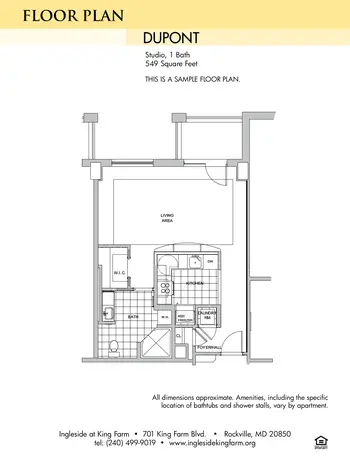 Floorplan of Ingleside at King Farm, Assisted Living, Nursing Home, Independent Living, CCRC, Rockville, MD 4