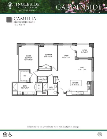 Floorplan of Ingleside at King Farm, Assisted Living, Nursing Home, Independent Living, CCRC, Rockville, MD 11