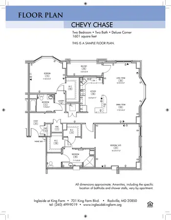 Floorplan of Ingleside at King Farm, Assisted Living, Nursing Home, Independent Living, CCRC, Rockville, MD 12