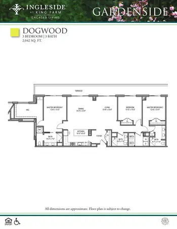 Floorplan of Ingleside at King Farm, Assisted Living, Nursing Home, Independent Living, CCRC, Rockville, MD 14