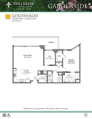 Floorplan of Ingleside at King Farm, Assisted Living, Nursing Home, Independent Living, CCRC, Rockville, MD 19