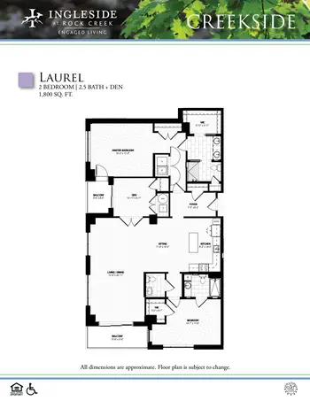 Floorplan of Ingleside at Rock Creek, Assisted Living, Nursing Home, Independent Living, CCRC, Washington, DC 8