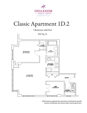 Floorplan of Ingleside at Rock Creek, Assisted Living, Nursing Home, Independent Living, CCRC, Washington, DC 5
