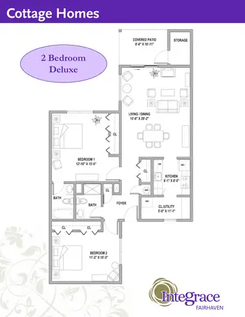Floorplan of Fairhaven, Assisted Living, Nursing Home, Independent Living, CCRC, Sykesville, MD 2