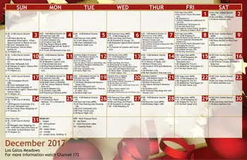 Activity Calendar of Los Gatos Meadows, Assisted Living, Nursing Home, Independent Living, CCRC, Los Gatos, CA 3