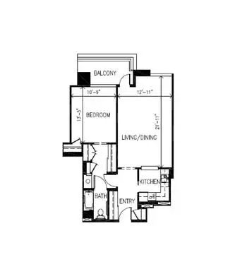 Floorplan of San Francisco Towers, Assisted Living, Nursing Home, Independent Living, CCRC, San Francisco, CA 2