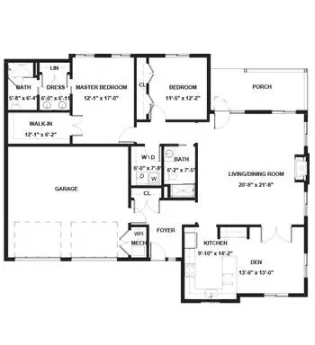 Floorplan of Spring Lake Village, Assisted Living, Nursing Home, Independent Living, CCRC, Santa Rosa, CA 11