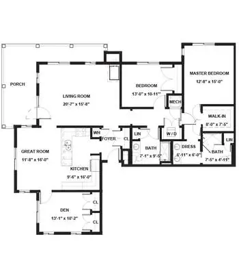 Floorplan of Spring Lake Village, Assisted Living, Nursing Home, Independent Living, CCRC, Santa Rosa, CA 1