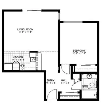 Floorplan of Spring Lake Village, Assisted Living, Nursing Home, Independent Living, CCRC, Santa Rosa, CA 19
