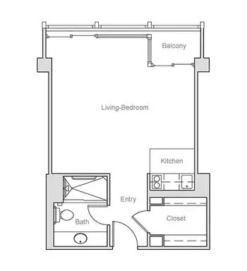 Floorplan of St. Paul Towers, Assisted Living, Nursing Home, Independent Living, CCRC, Oakland, CA 7